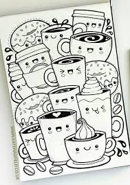 Lindo Dibujo Kawaii Dibujos Garabateados Revistas De Arte Garabateado Dibujos Kawaii Dibujos de unir puntos para imprimir gratis y colorear con los niños. dibujo kawaii dibujos garabateados