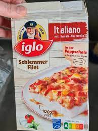 Iglo gourmet schlemmerfilet wildlachs à la bordelaise 330g. Schlemmer Filet Italiano Mit Tomate Mozzarella Iglo 380 G