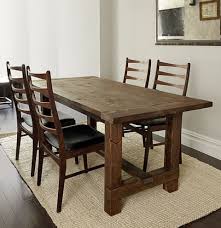 This table is 96 inches in length and 42 inches in width. Build This Rustic Farmhouse Table