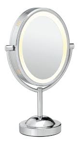 Conair Double Sided Lighted Makeup Mirror Lighted Vanity Mirror 1x 7x Magnification Polished Chrome Finish Affi Makeup Mirror Lighted Vanity Mirror Mirror