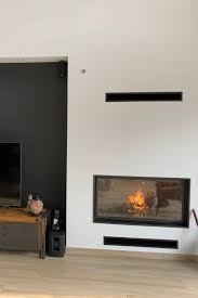 Cheminee A Bois Anglet Cheminee Bois Decoration Maison Briquette De Parement