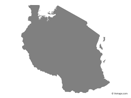 Geographical map of tanzania covered by a background of roasted coffee beans. Vector Maps Of Tanzania Free Vector Maps
