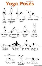 Yoga Poses For Beginners At Home Chart Google Search
