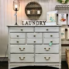 Amazing White Distressed Dresser With 9 Drawers White Distressed Dresser Repainting Furniture Home Decor