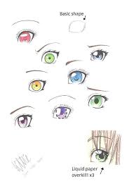 Manga Eyes By Mangaanimelover Deviantart Com On Deviantart Manga Eyes Eye Drawing Chibi Eyes Observe the red guidelines to estimate the distances between the upper and lower eyelids. pinterest