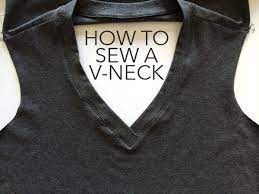 Rounded necklines can be sewn with in one pass if the project instructs you to sew the sleeves and side seams first, know that it is actually a lot easier to sew the neck binding while the top is still open flat. How To Make A V Neck Neck Craftsy