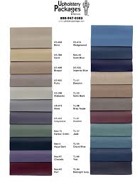 Color Charts Dental Upholstery And Stools Uph