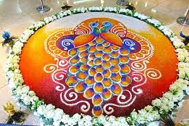 Unique Rangoli Patterns Rangoli Designs Diwali Rangoli Designs For Competition Peacock Rangoli