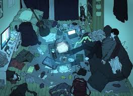 Anime Boy And Room Image Library Artwork Aesthetic Anime Lonely Art