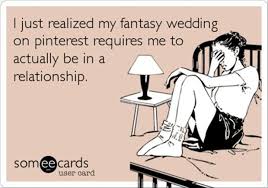 Wedding: The Funny Pinterest Wedding Quotes via Relatably.com