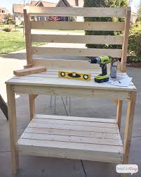 Cut out all pieces from cut list. 18 Diy Potting Benches You Ll Want To Show Off The Garden Glove