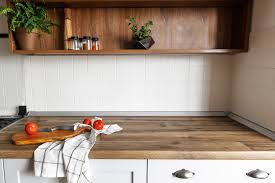 Here, a painted table in pale blue looks great with cream painted chairs and complements the. Top 3 Woods For Kitchen Worktops And How To Choose Them