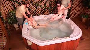 Hot tub foursome