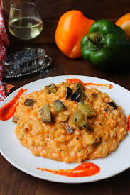 Tante gustose ricette di risotto ai peperoni per variare i vostri piatti e stupire familiari ed amici. Risotto Con Crema Di Peperoni E Melanzane Ricette Risotto Cibo Etnico
