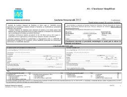 Copiile actului de identitate și a documentelor care atestă vechimea vor fi. As Cs Chestionar Simplificat Institutul National De Statistica