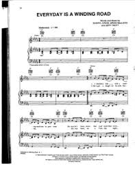 Everyday is a winding road. Everyday Is A Winding Road Sheryl Crow Free Piano Sheet Music Pdf