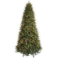 C33 10 Pre Lit Westport Fir Tree With 1 200 Clear Lights At Home Tree Fir Tree Classic Christmas Tree