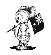 Black And White Baby Books Australia Blinky Bill Vignette Koala Tattoo History Australia