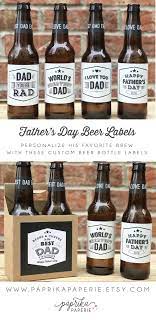 Get these free printable father's day beer labels that you can print at home and attach to bottles of dad's favorite beer. Fathers Day Beer Labels Gift For Dad Fathers Day Gift From Etsy Beer Custom Custom Beer Labels Fathers Day