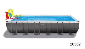 Piscina fuori terra con tubolari intex ultra xtr frame rettangolare. Ultra Frame Rettangolare 732x366x132 Cm Intex Salento Piscine