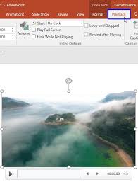 If you want to advance all of the slides for the same amount of time, select one slide in the left pane, then slide 1 plays the short intro video then advances to slide 2 where the music starts but from there the slides. Playing Video Across Slides In Powerpoint 2016 For Windows