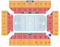 Floyd Maines Veterans Memorial Arena Seating Chart Binghamton