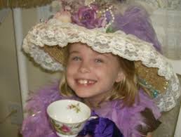 Vintage Fancy Footed Moss Rose Teacups and Saucer China Tea Set