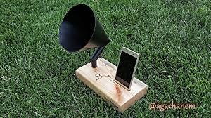 Akustik Gramofon Yapimi Acoustic Gramophone Smartphone Tabata