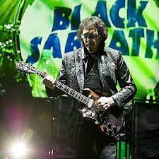 The Final Black Sabbath Tour The End Continues Guitarist Tony Iommi In Our Custom Leather Jacket And Strap Tonyiommi Blacksabbath Blacksabbath Tony Iommi