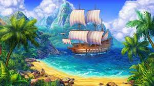 Artstation Beautiful Pirate Theme Background Slotopaint Gamedesign Inspirasi