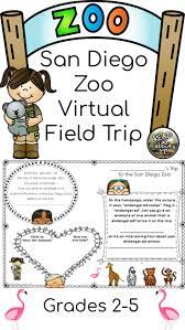 Virtual Field Trip To The San Diego Zoo For Grades 2 5 Field Trip Virtual Field Trips Fun Learning
