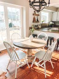 Kitchen Table Makeover Full Hearted Home In 2020 Kitchen Table Makeover Small Kitchen Tables Kitchen Table Decor