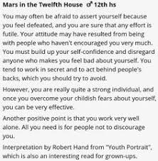 12 Best Mars 12th House Images Astrology Astrology Houses