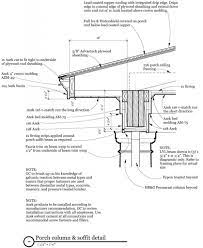 Details Roof Detail Porch Columns Roof Framing