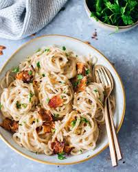 Vegan Spaghetti Carbonara The Tasty K Vegan Spaghetti Spaghetti Carbonara Vegan Recipes