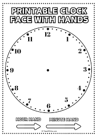 Free Printable Clock Pattern
