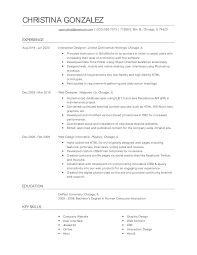 Customizing your resume to match a job description is the number one tactic for getting hired. Interactive Designer Resume Examples And Tips Zippia