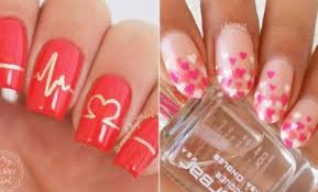 For your valentine's day manicure, use red nail polish for heart shapes or french tips; 41 Cute Valentine S Day Nail Ideas For 2020 Stayglam