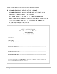 Maybe you would like to learn more about one of these? Kuliah Etikombis Pembuatan Resume