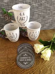 Diy Sharpie Mugs Wedding Coasters Favors Diy Wedding Gifts Bridal Shower Favors Mason Jar