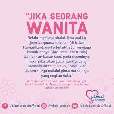 Hadits tentang suami yang baik. Islam Pun Memuji Istri Yang Taat Pada Suaminya Bahkan Istri Yang Taat Suami Itu Astaghfirullah Media Dakwah Instagram 2