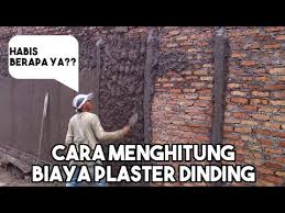 Biaya upah borongan = harga borongan x luas bangunan. Menghitung Biaya Plaster Dinding Rumah Youtube