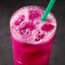 Start by ordering a venti mango dragonfruit lemonade refresher with no inclusions (the dragonfruit pieces). Starbucks Venti Mango Dragonfruit Refresher Nutrition Facts