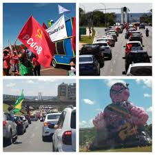 Para não deixar dúvidas do tom do. Fora Bolsonaro Df Protesta Em Carreata Com Mais De 1000 Carros Vermelho