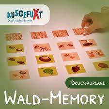 Memo spiel karten vorlagen kostenlos. Memory Zum Ausdrucken Thema Wald Ausgefuxt