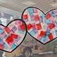 Stain glass hearts