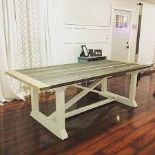 We built one of ana white's popular farmhouse tables and two benches and we couldn't be happier with how they turned out! Free Dining Table Plans Http Www Ana White Com 2013 06 Plans Rekourt Dining Table Diy Dining Table Diy Farmhouse Table Diy Dining