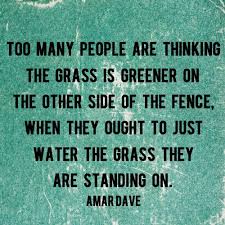 The Grass Is Always Greener On The Other Side Quotes Meaning The Grass Is Greener On The Other Side Of The Fence And Then We Saved Wisdom Quotes Saved Pages Wise Words