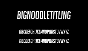 Search results for 'noodle script' (free noodle script fonts). Big Noodle Titling Free Font
