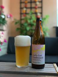 Let S Get Undressed Session Hazy Ipa With Lactose And Lemon Juice Browar Maltgarden 2019 08 11 Wine Bottle Beer Rose Wine Bottle